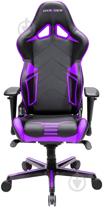 Кресло DXRacer RACING OH/RV131/NV черный/фиолетовый - фото 2