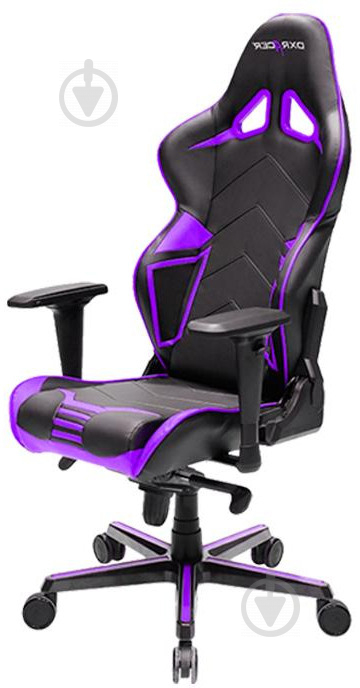 Кресло DXRacer RACING OH/RV131/NV черный/фиолетовый - фото 3