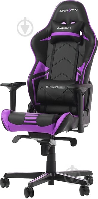 Кресло DXRacer RACING OH/RV131/NV черный/фиолетовый - фото 5