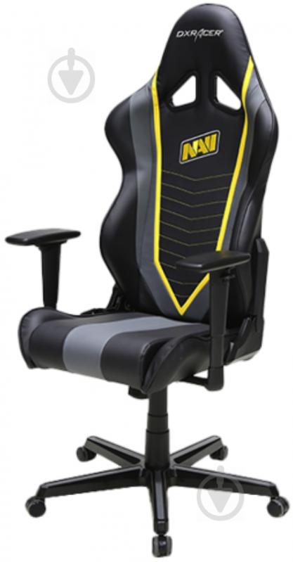 Крісло DXRacer RACING OH/RZ60/NGY чорний/жовтий - фото 1