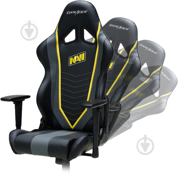 Крісло DXRacer RACING OH/RZ81/NWR чорний/червоний/білий - фото 5