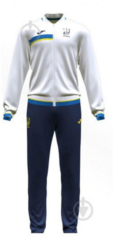 Спортивний костюм Joma FOOTBALL UKRAINE AT101345A203 р. 2XL білий - фото 1