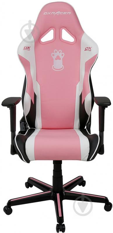 Кресло DXRacer RACING OH/RZ95/PWN розовый/белый/черный - фото 2