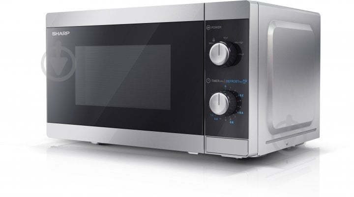 ВИТРИНА! Микроволновая печь Sharp YC-MS01E-S	Silver - фото 4