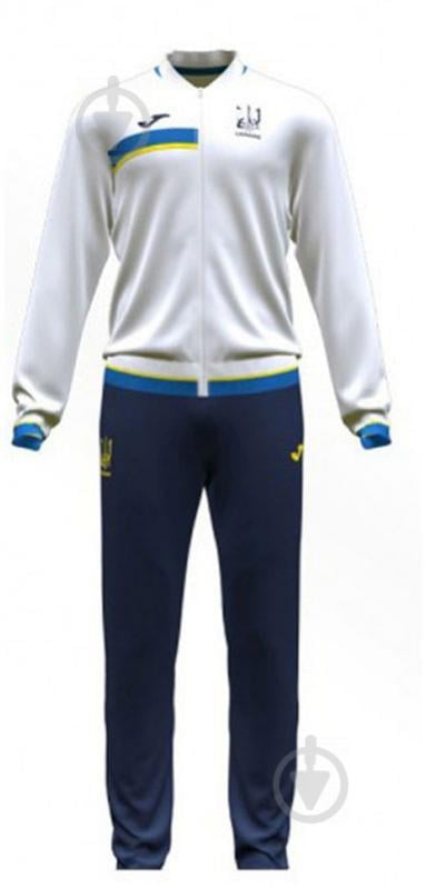 Спортивний костюм Joma FOOTBALL UKRAINE AT101345A203 р. M білий - фото 1