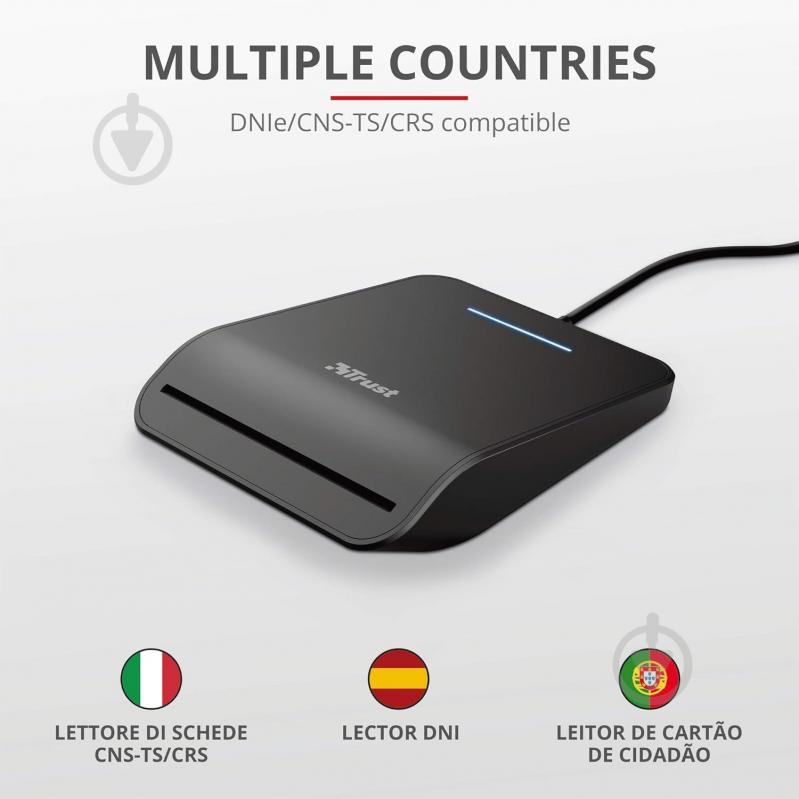 Смарт-кардридер Trust Primo (23890_TRUST) - фото 5 Смарт-кардридер Trust Primo (23890_TRUST) - фото 5