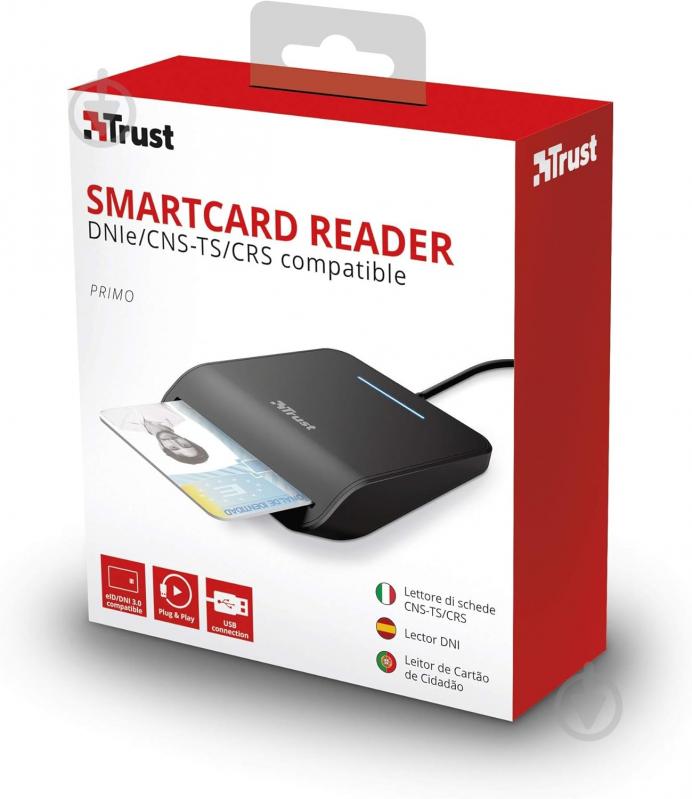 Смарт-кардридер Trust Primo (23890_TRUST) - фото 4 Смарт-кардридер Trust Primo (23890_TRUST) - фото 4