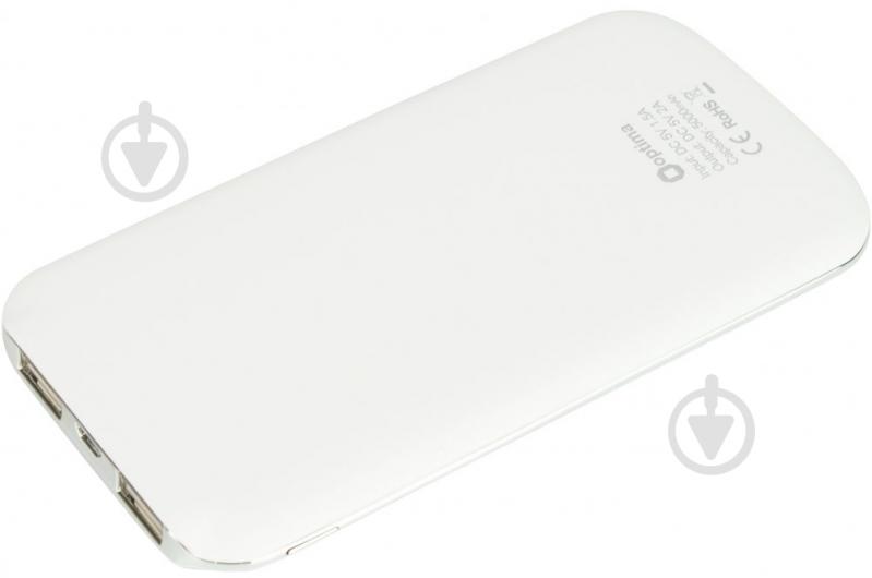 Повербанк Optima 5000 mAh white (O74101) - фото 2