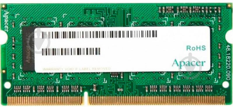 Оперативна пам'ять Apacer SODIMM DDR4 8 GB (1x8GB) 2666 MHz (AS08GGB26CQYBGH) - фото 1