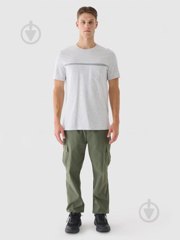 Футболка 4F 4FRSS24TTSHM2078-27M р.2XL сірий - фото 4 Футболка 4F 4FRSS24TTSHM2078-27M р.2XL сірий - фото 4