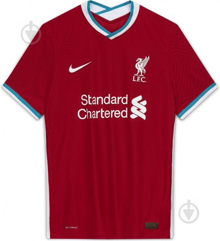 Футболка Nike LFC M VAPOR MTCH JSY SS HM CZ2625-687 р.S біло-червоний - фото 1