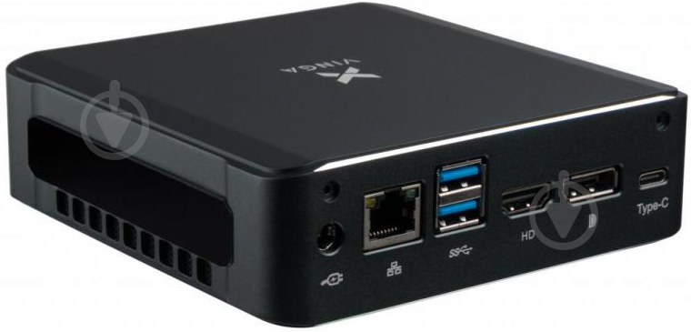 Компьютер Vinga Mini PC V650 (V65010210U.16512) black - фото 3