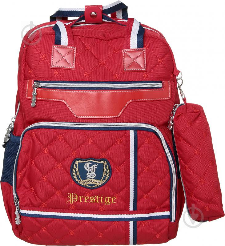 Рюкзак школьный Cool For School 15.7" Prestige red CF86019 - фото 1