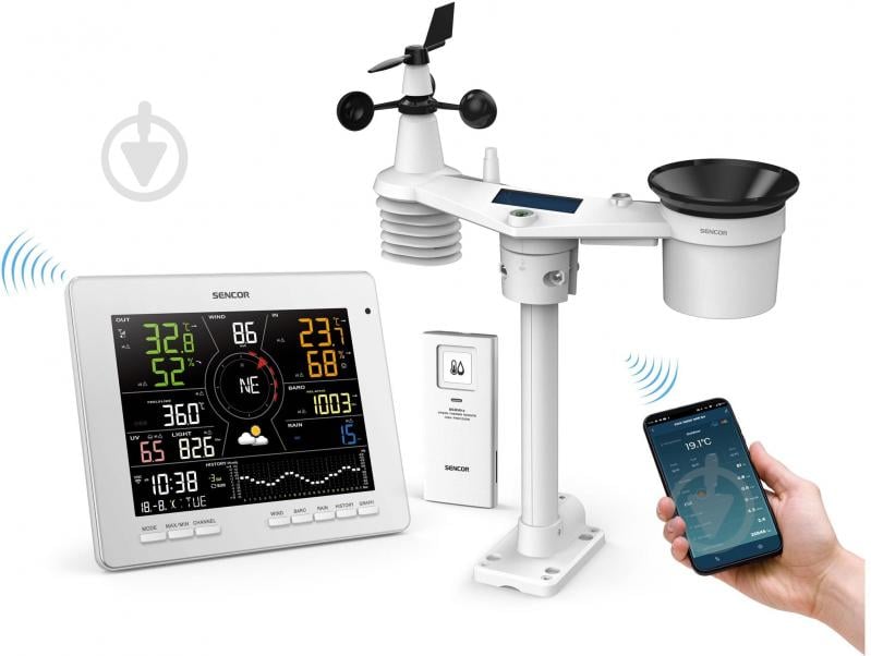 Метеостанция Sencor SWS16600WIFI - фото 14 Метеостанция Sencor SWS16600WIFI - фото 14