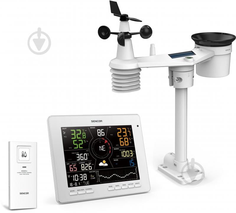 Метеостанция Sencor SWS16600WIFI - фото 3 Метеостанция Sencor SWS16600WIFI - фото 3