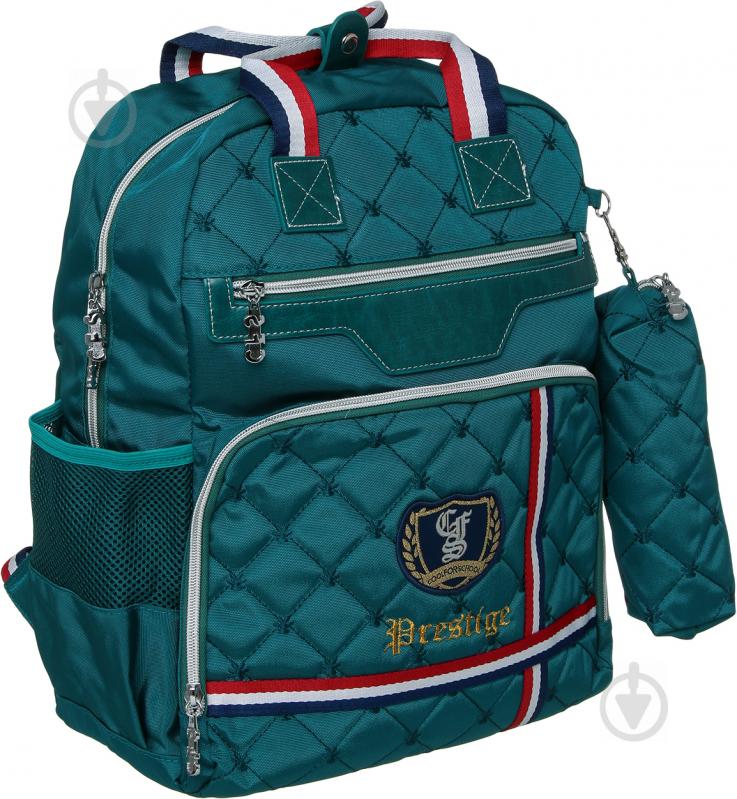 Рюкзак школьный Cool For School 15.7" Prestige green CF86020 - фото 1