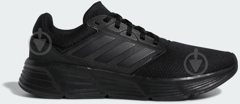 Кроссовки мужские демисезонные Adidas GALAXY 6 GW4138 р.42 2/3 черные - фото 1