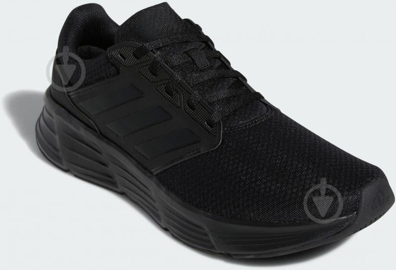 Кроссовки мужские демисезонные Adidas GALAXY 6 GW4138 р.42 2/3 черные - фото 2