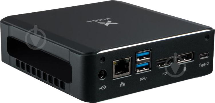 Компьютер Vinga Mini PC V600 (V6008145U.) black - фото 2