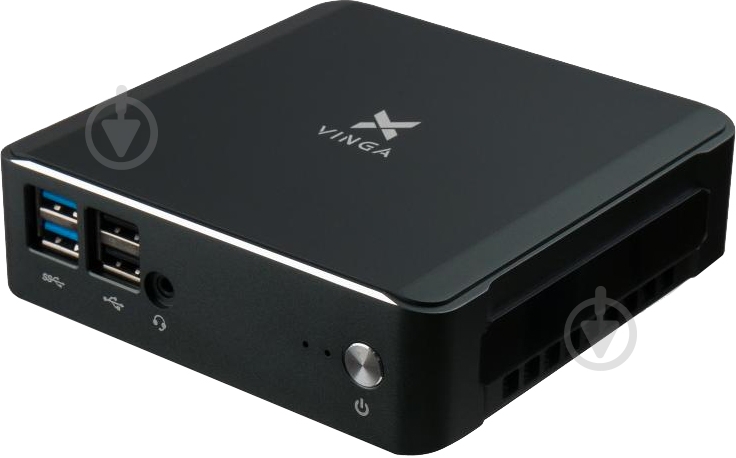 Компьютер Vinga Mini PC V600 (V6008145U.) black - фото 1