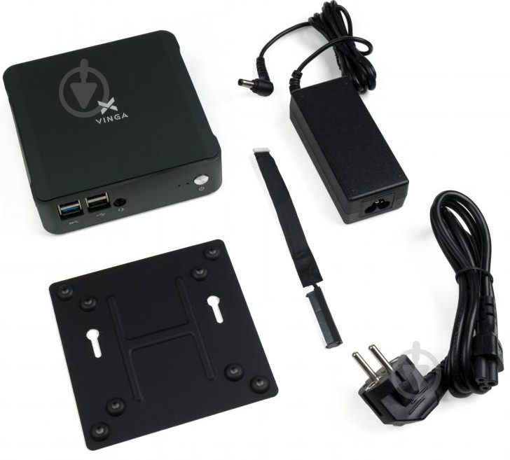 Компьютер Vinga Mini PC V600 (V6008145U.) black - фото 10