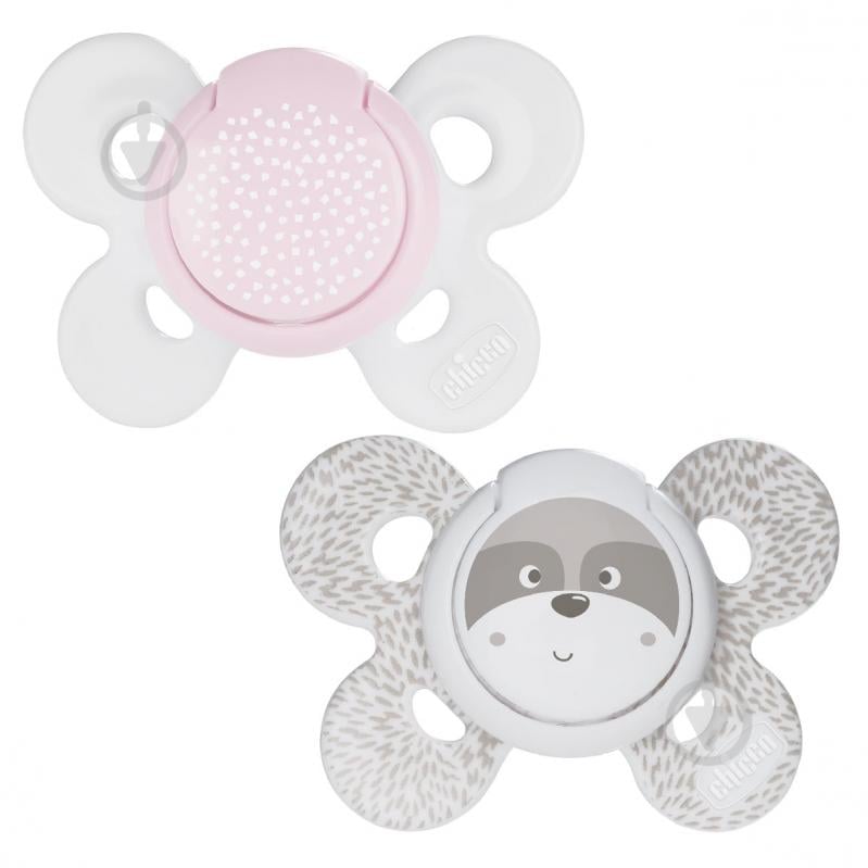 Пустушка ортодонтична Chicco Physio Comfort 2-6 міс., 2 шт. 74931.11.00 - фото 2 Пустушка ортодонтична Chicco Physio Comfort 2-6 міс., 2 шт. 74931.11.00 - фото 2