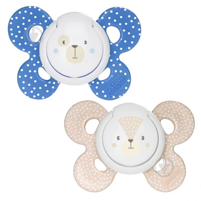 Набір пустушок Chicco Physio Comfort 6-16 мес., 2 шт. 74933.21.00.00 - фото 1 Набір пустушок Chicco Physio Comfort 6-16 мес., 2 шт. 74933.21.00.00 - фото 1