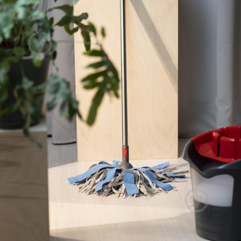 Ленточная швабра для пола Nordic Stream 25 см серый - фото 6