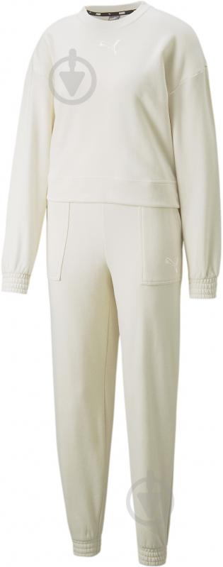 Спортивний костюм Puma Loungewear Suit 84745899 р. XS білий - фото 4