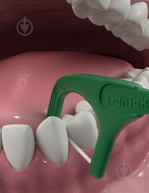 Зубна нитка-флос Den Tek Освіжаюче очищення 75 шт. - фото 5