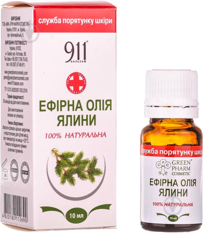 Эфирное масло Green Pharm Cosmetic 911 ели 10 мл - фото 1