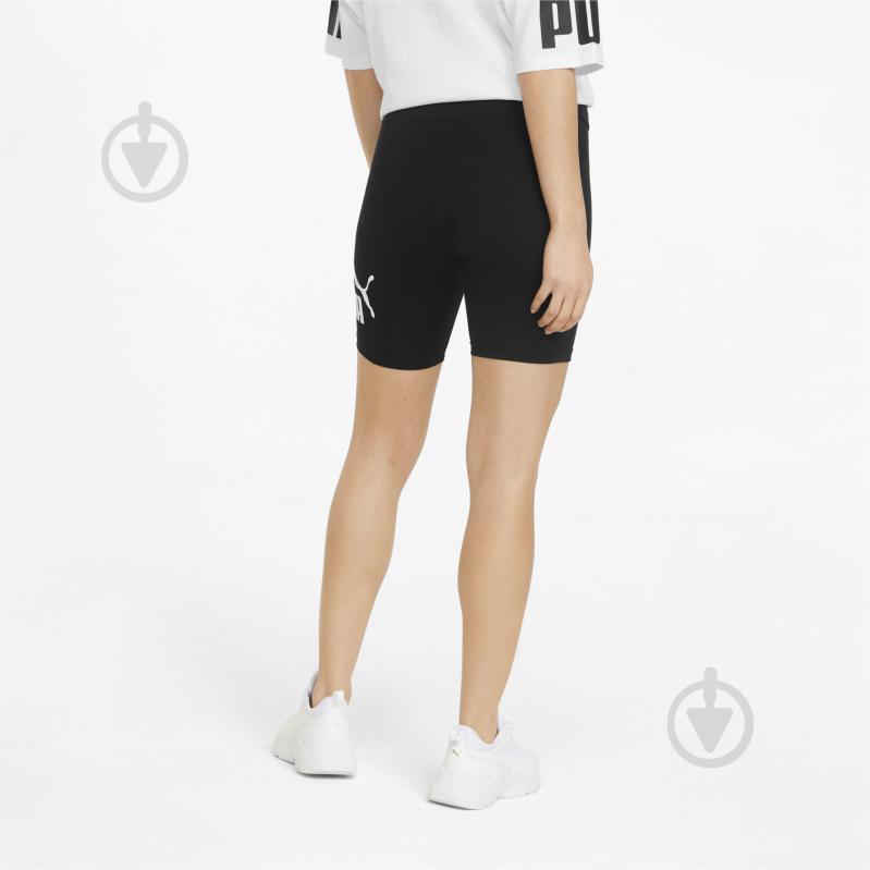 Лосины Puma ESS LOGO SHORT LEGGINGS 84834701 р.XXS черный - фото 2