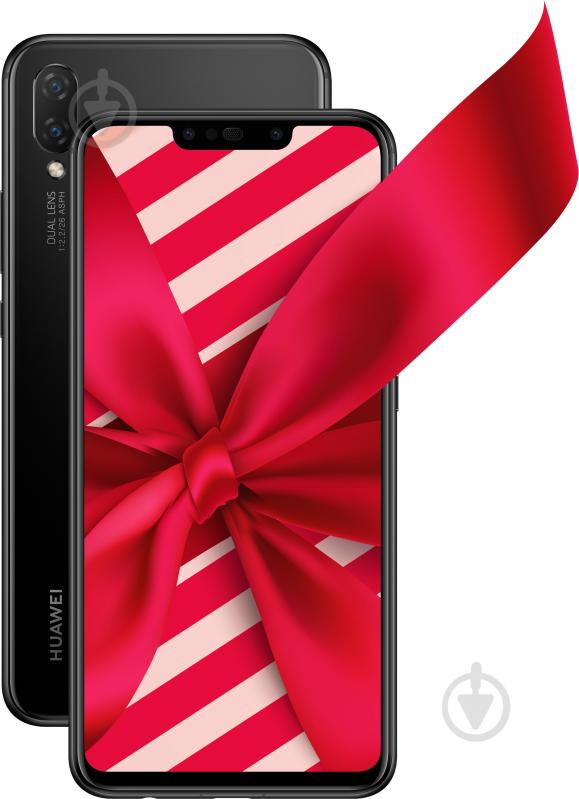 Смартфон Huawei P Smart Plus 4/64GB black (51092TFB) - фото 1