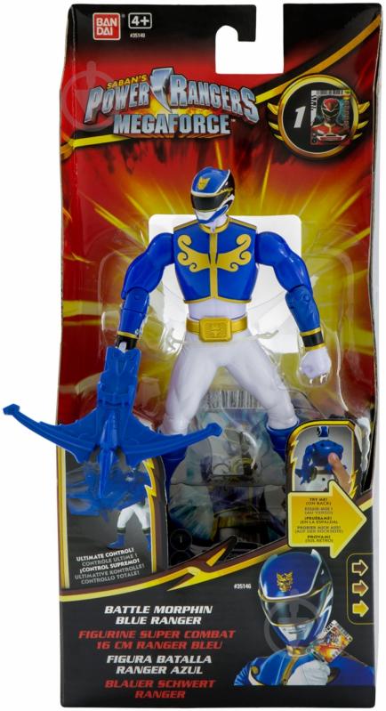 Фигурка Power Rangers Синий рейнджер Megaforce 35146 - фото 2