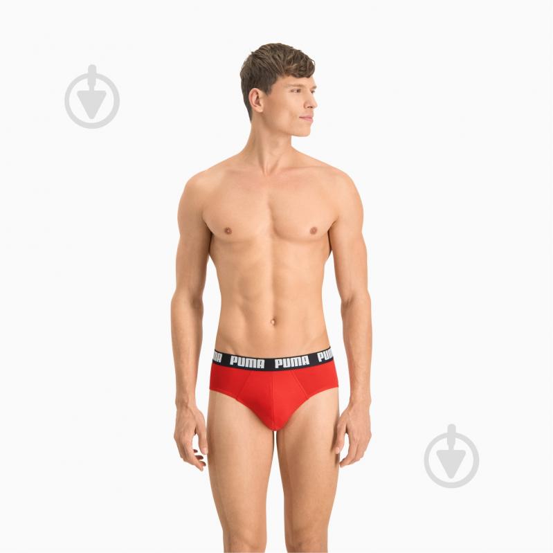 Трусы мужские Puma 88910020 M красный/черный - фото 2