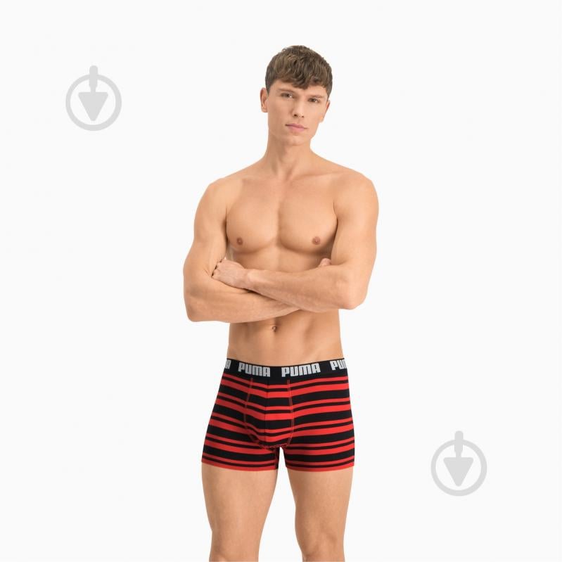 Труси чоловічі Puma 90783807 S червоний/чорний - фото 2