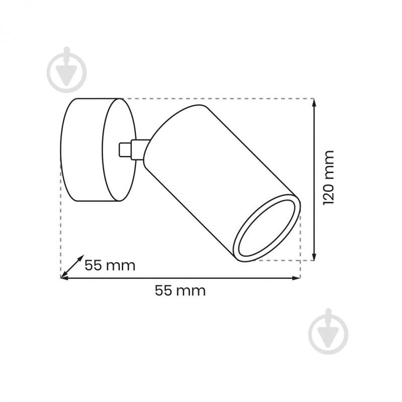 Светильник настенный Milagro Lighting HUDSON 1xGU10 1x8Вт Вт GU10 белый матовый MLP8801 - фото 2