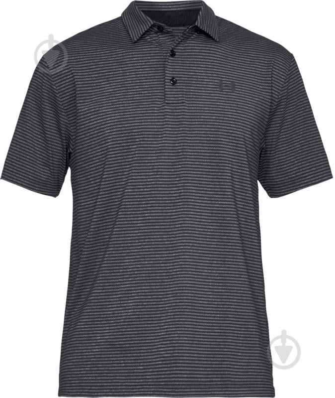 Поло Under Armour UA Playoff Polo 1253479-017 р.S черный - фото 1