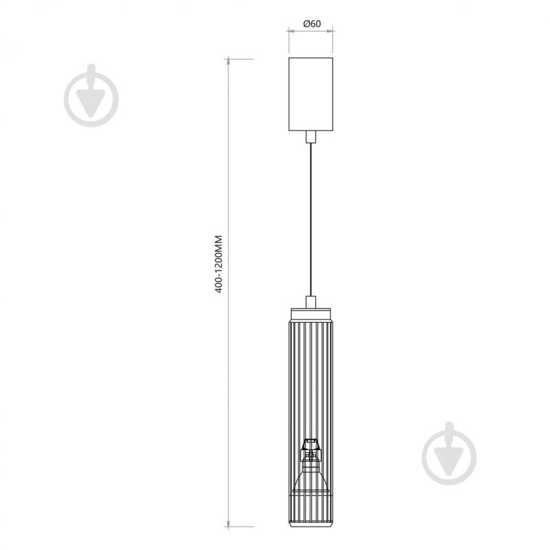 Светильник подвесной Milagro Lighting DOWNLIGH 1xGU10 1x8 Вт /GU10 белый ML0308 - фото 3