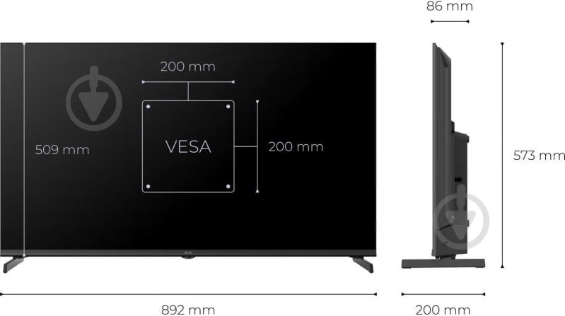 Телевизор Kivi 40F720QB - фото 5