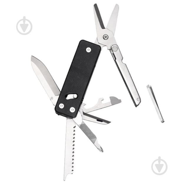 Мини-мультитул Roxon , черный (13 функций) KS2E - фото 1