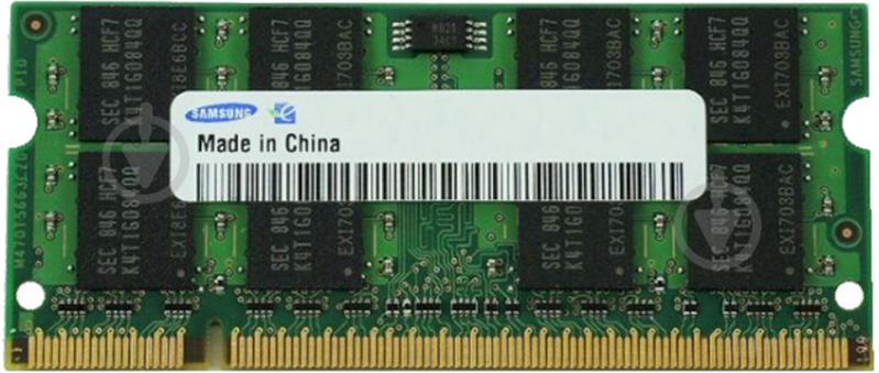 Оперативная память Samsung SODIMM DDR2 2 GB (1x2GB) 800 MHz (M470T5663QZ3-CF7_Ref) PC2-6400 - фото 1