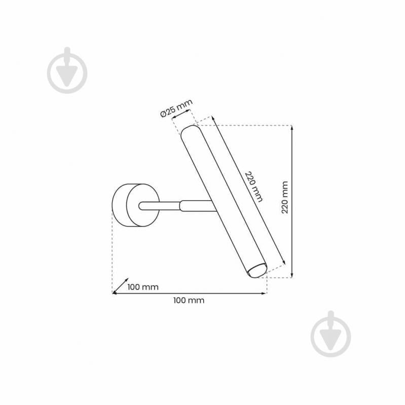 Світильник настінний Milagro Lighting Monza 1xG9 max 1x8 Вт G9 чорний MLP8837 - фото 2