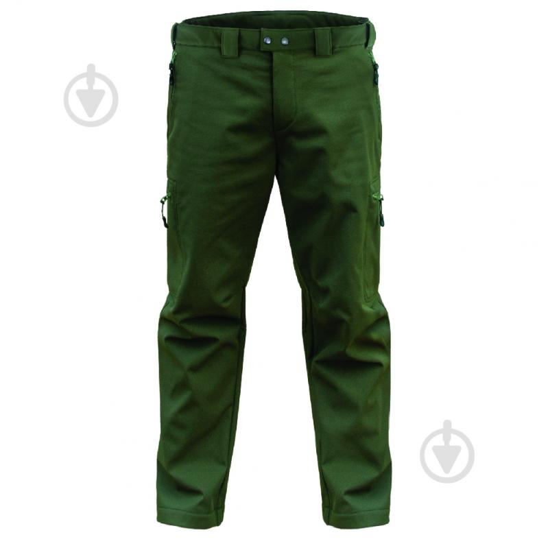 Брюки тактические Expert ® SOFT SHELL, темная олива р. S oliva - фото 1