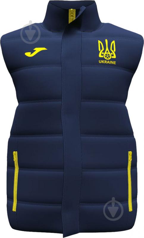 Жилет Joma FOOTBALL UKRAINE AT102373A339 р.2XL темно-синий - фото 1