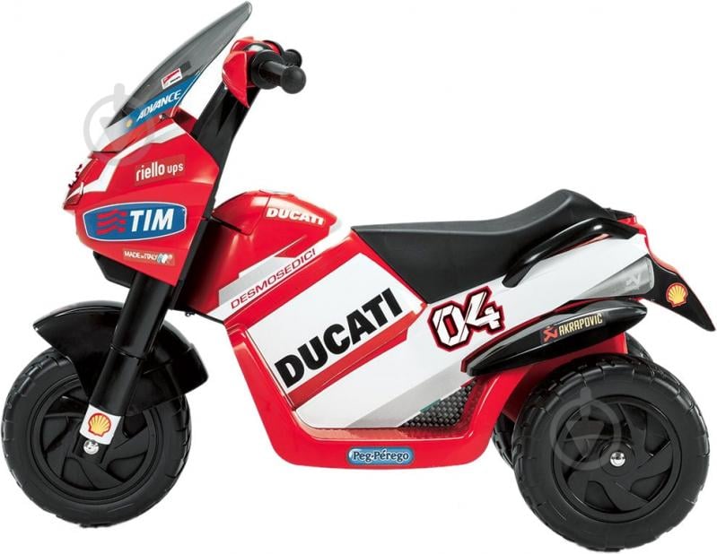 Электромотоцикл Peg-Perego Ducati GP MC 0020 - фото 3 Электромотоцикл Peg-Perego Ducati GP MC 0020 - фото 3