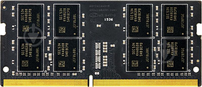 Оперативна пам'ять Team SODIMM DDR4 8 GB (1x8GB) 2133 MHz (TED48G2133C15-S01) PC4-17000 - фото 1