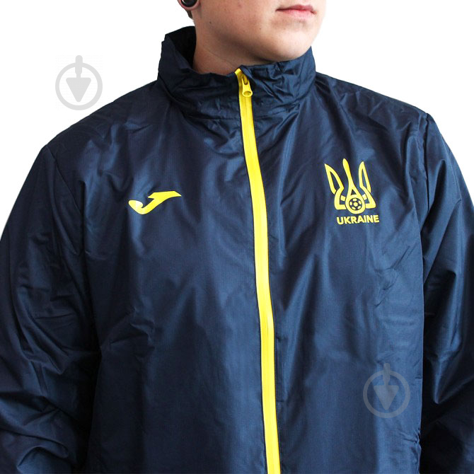 Ветровка мужская весенняя Joma FOOTBALL UKRAINE AT102374A339 р.2XL темно-синяя - фото 1