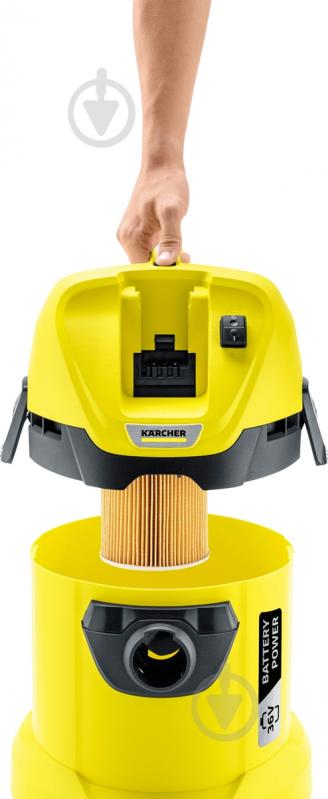 Пылесос Karcher WD3 Battery Set 1,629-911,0 - фото 5 Пылесос Karcher WD3 Battery Set 1,629-911,0 - фото 5