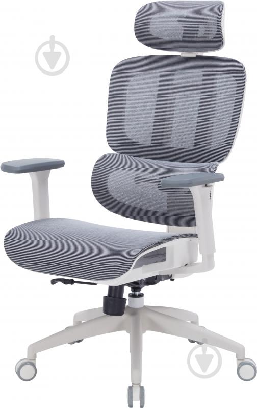 Крісло офісне OfficePro Skyline OC680-W-DG-DG - фото 3